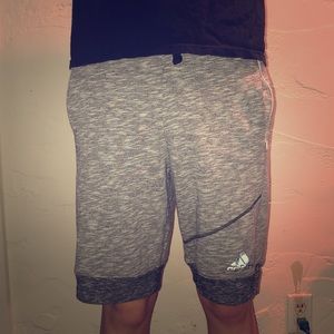 Grey adidas comfy shorts